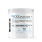 Dialed Hydration electrolyte drink mix in a white cylindrical powder tub with ribbed lid and printed supplement label.
